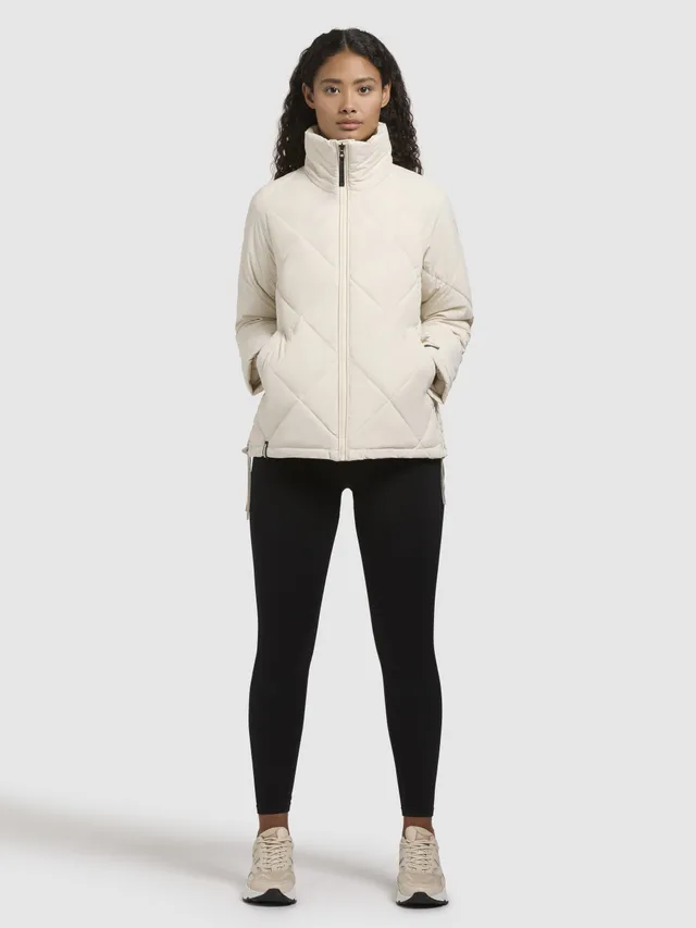 khujo-naima-damen-jacke-hellbeige-leichte-steppjacke-h-ftlang image 1