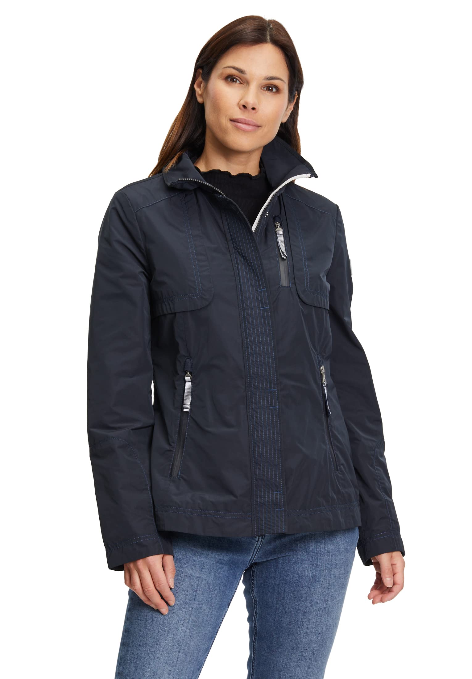 gil-bret-damen-sommerjacke-mit-nieten-und-kontraststepperei image 1
