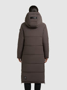 khujo-coat-cami-graphite-gray-knielanger-damen-steppmantel image 3