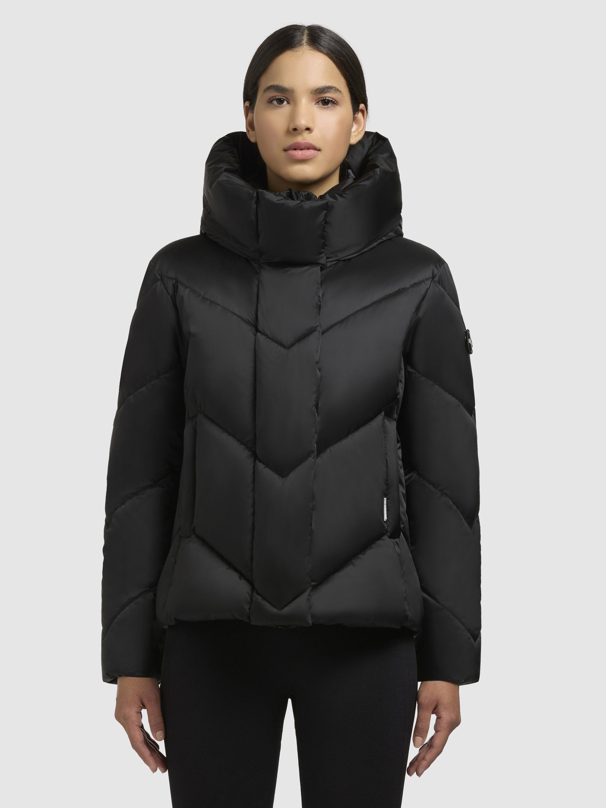 khujo-jacke-olsa-schwarz-gl-nzende-steppjacke-regular-fit-h-ftlang image 4