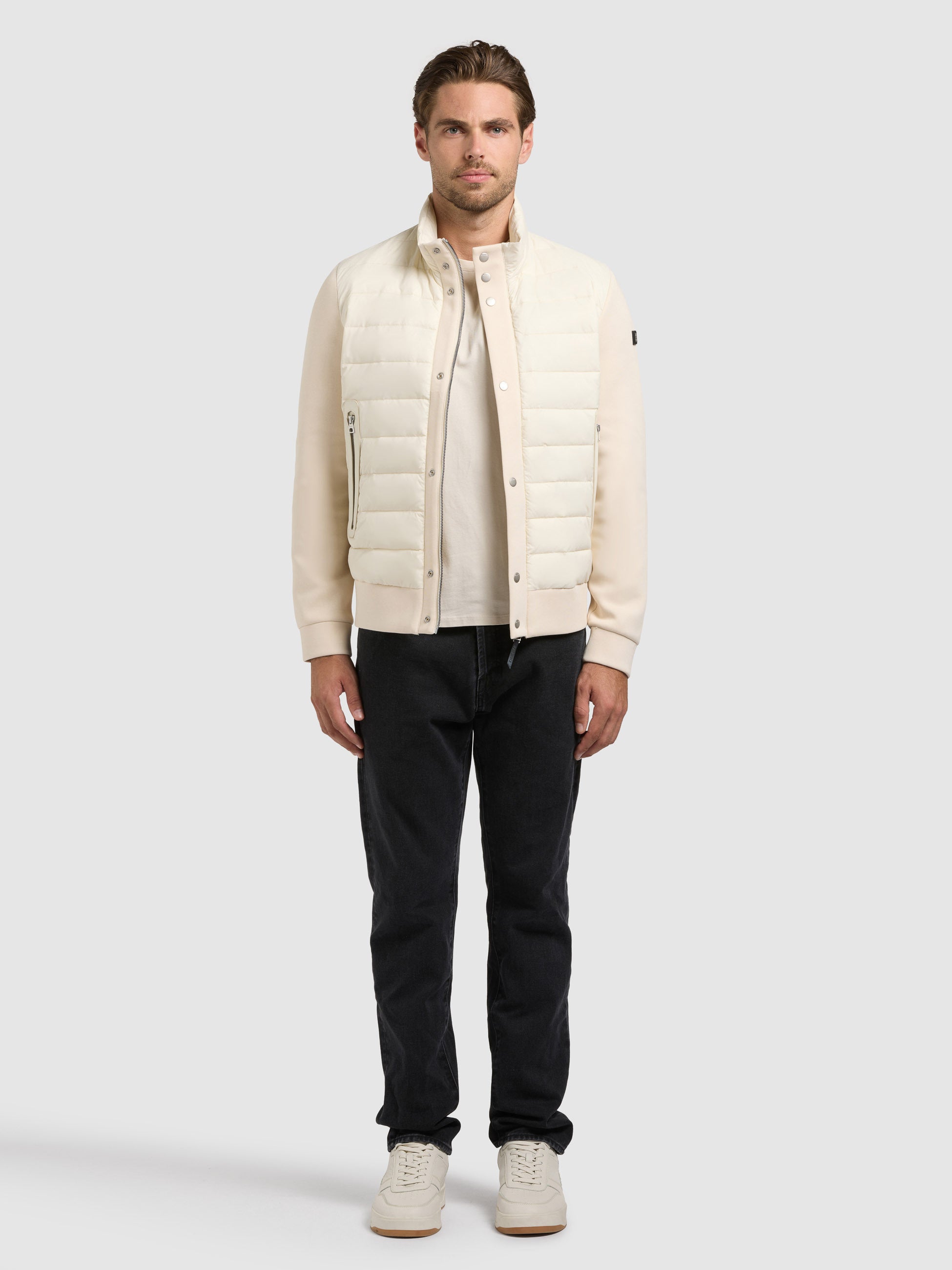 khujo-jacke-walnut-off-white-steppjacke image 6