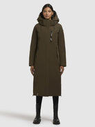 khujo-coat-lofi2-dark-olive-damen-wintermantel-lang image 2