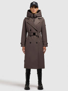 khujo-elena-city-damen-coat-taupe image 2