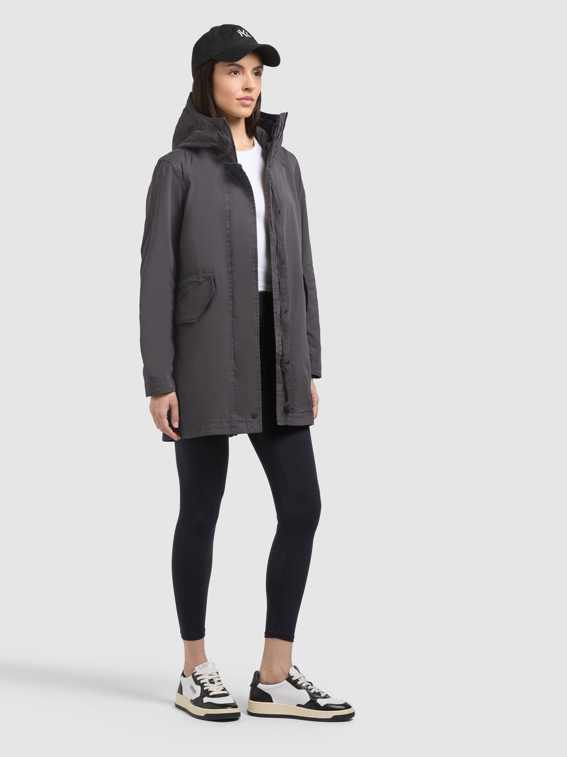 khujo-mantel-nika-slate-grey-damen-parka-mantel-regular-fit-aus-baumwoll-twill image 6