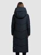 khujo-pulset-matt-damen-wintermantel-port-blue-wattierter-steppcoat image 3
