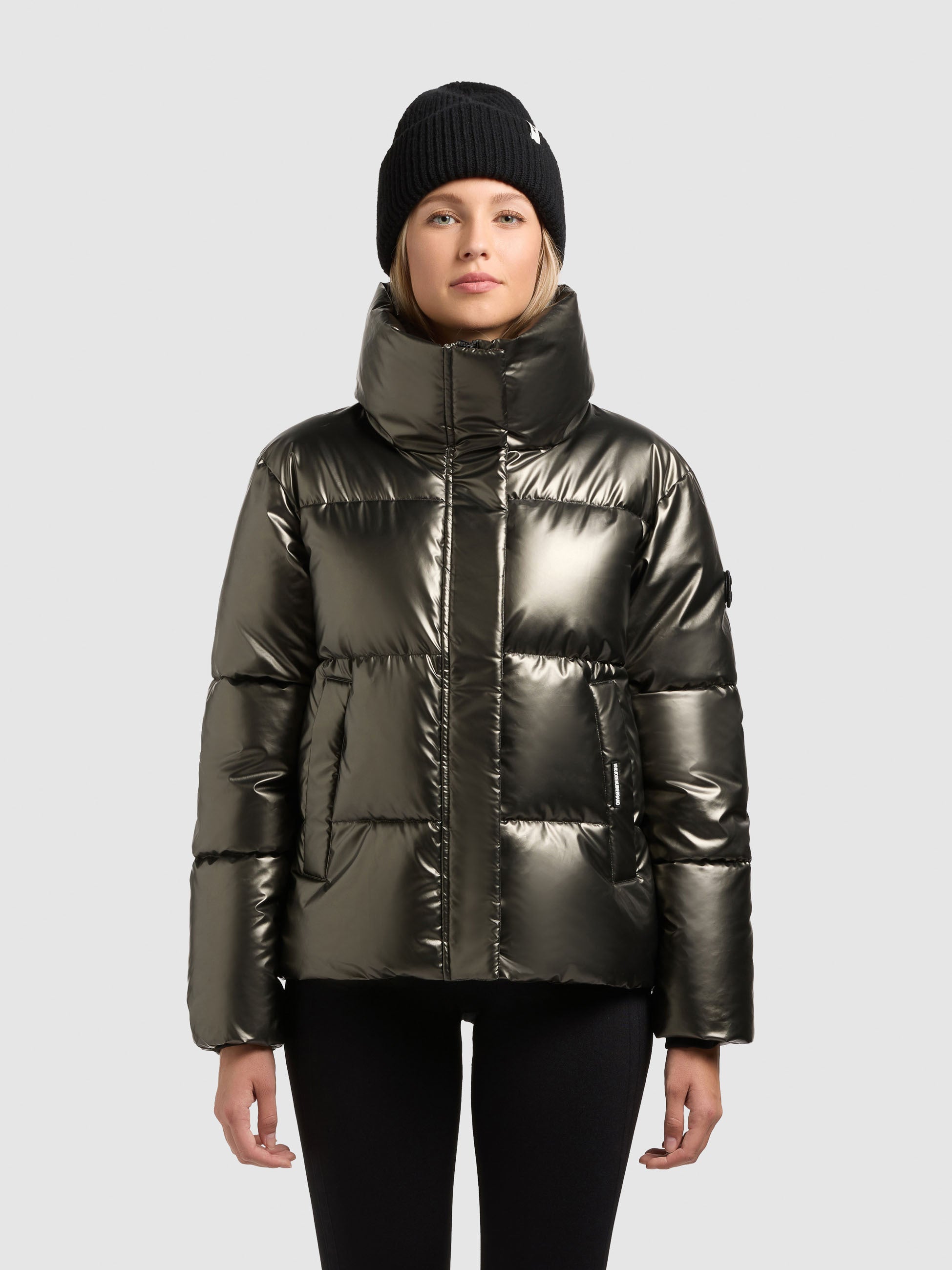 khujo-rinja2-shiny-damen-winterjacke-mud-brown image 4