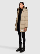 khujo-jacke-tanare3-beige-steppjacke-regular-fit-damen image 2