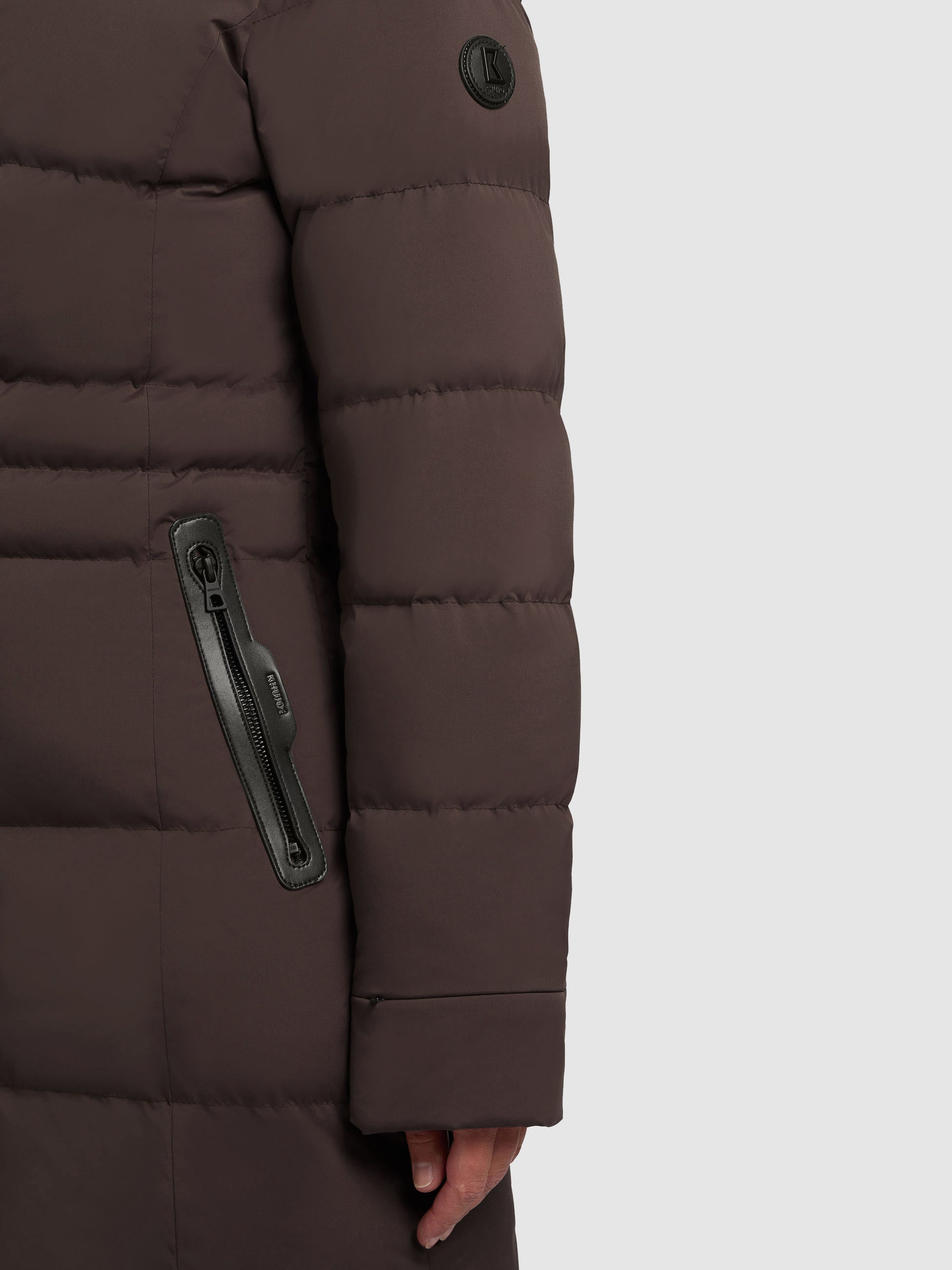 khujo-mantel-enakh-moody-plum-damen-steppmantel-knielang-slim-fit-mit-kapuze image 8