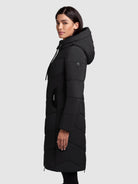 khujo-aribay4-light-damen-steppmantel-light-black image 5