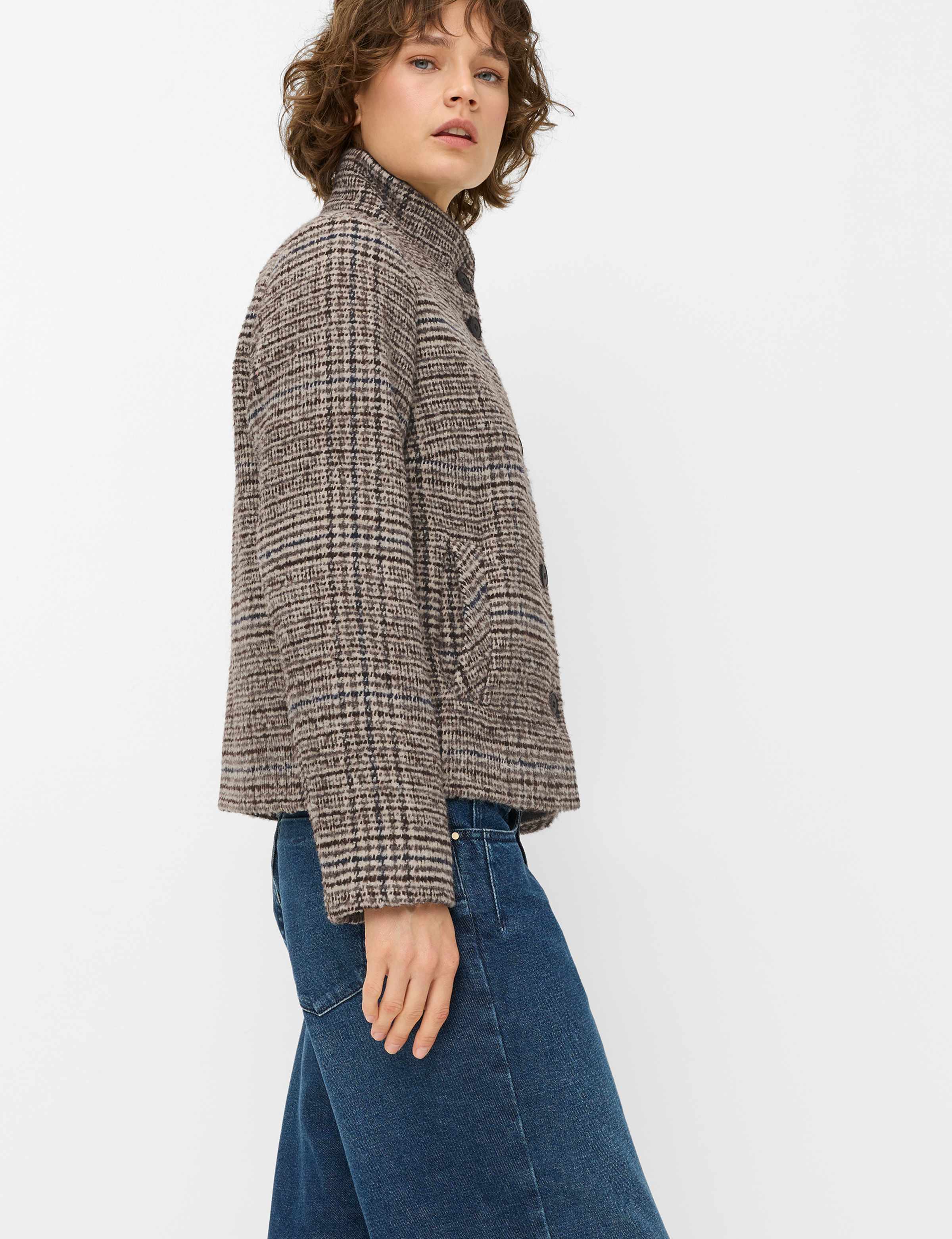 fuchs-schmitt-wolljacke-stratford-damen-kurzjacke-karo image 3