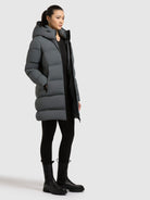 khujo-dido4-damen-wintermantel-foam-green-gesteppt-regular-fit image 6