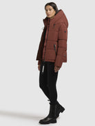 khujo-jacke-sume-damen-steppjacke-dunkelrot image 6