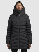 khujo-coat-samar-black-damen-steppmantel-mit-kapuze image 4