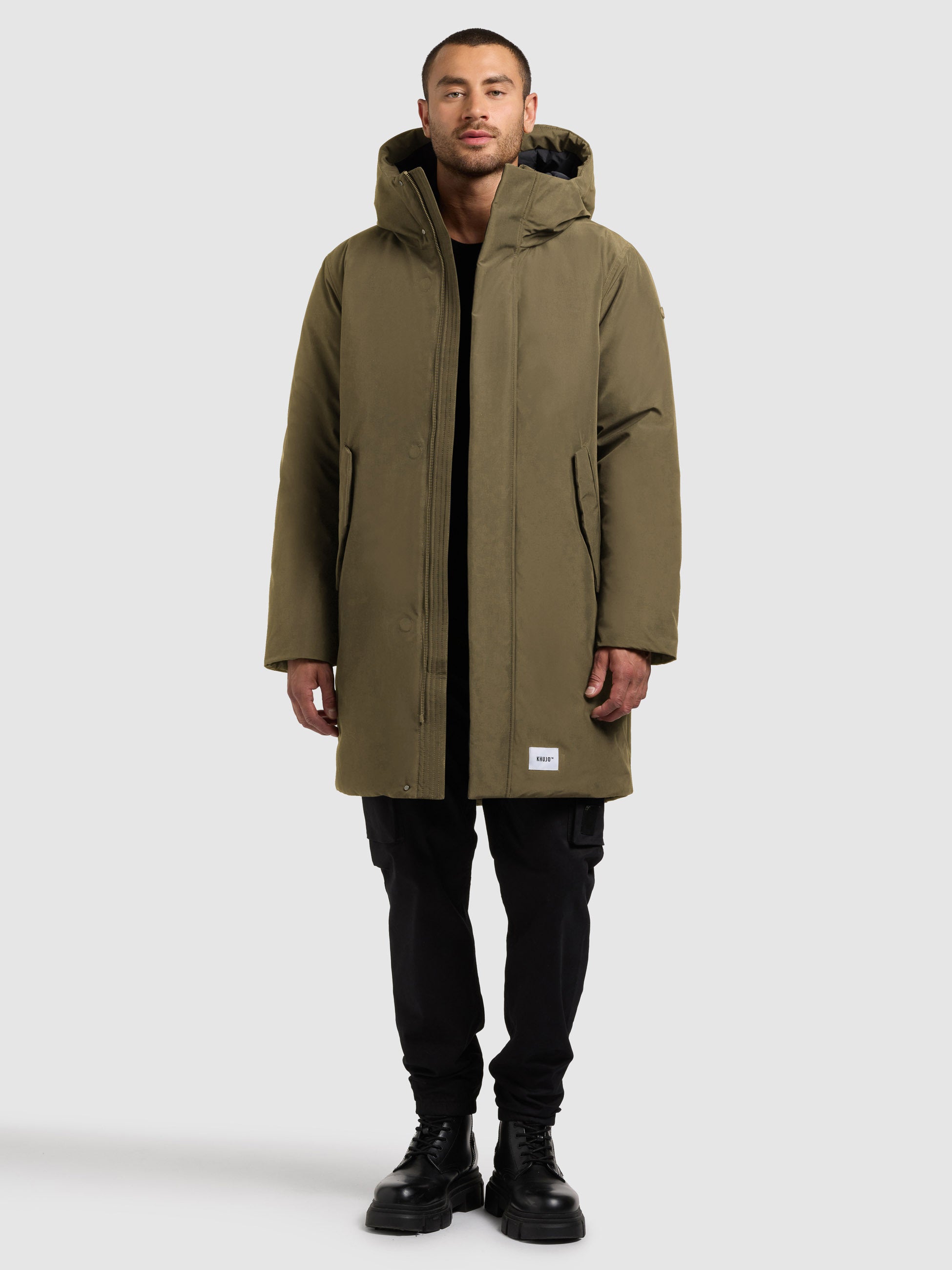 khujo-fogg-damen-parka-mantel-scrub-green-regular-fit image 1