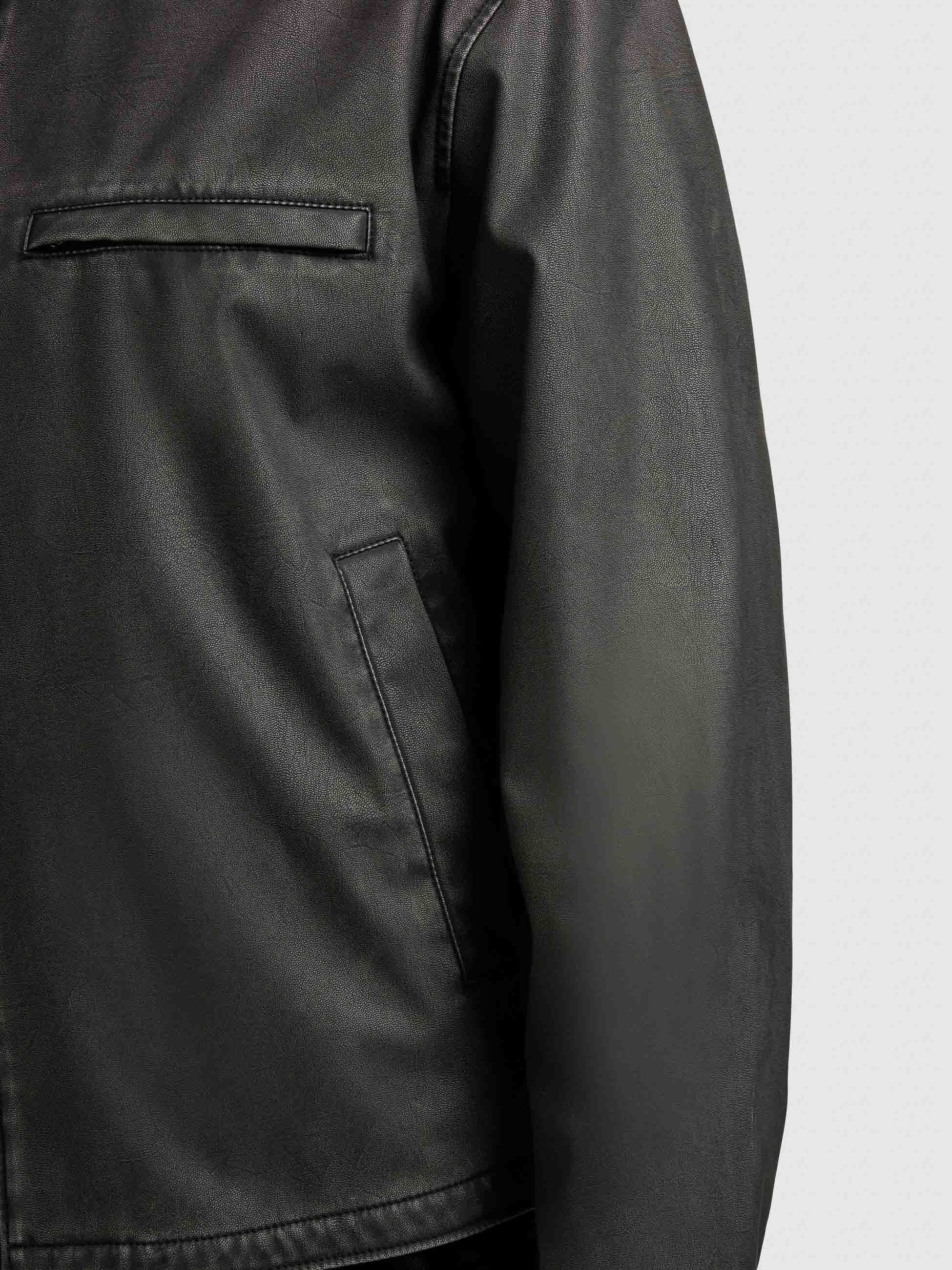 khujo-jacke-beck-vintage-black-kunstleder-bikerjacke-mit-kapuzeneinsatz image 8