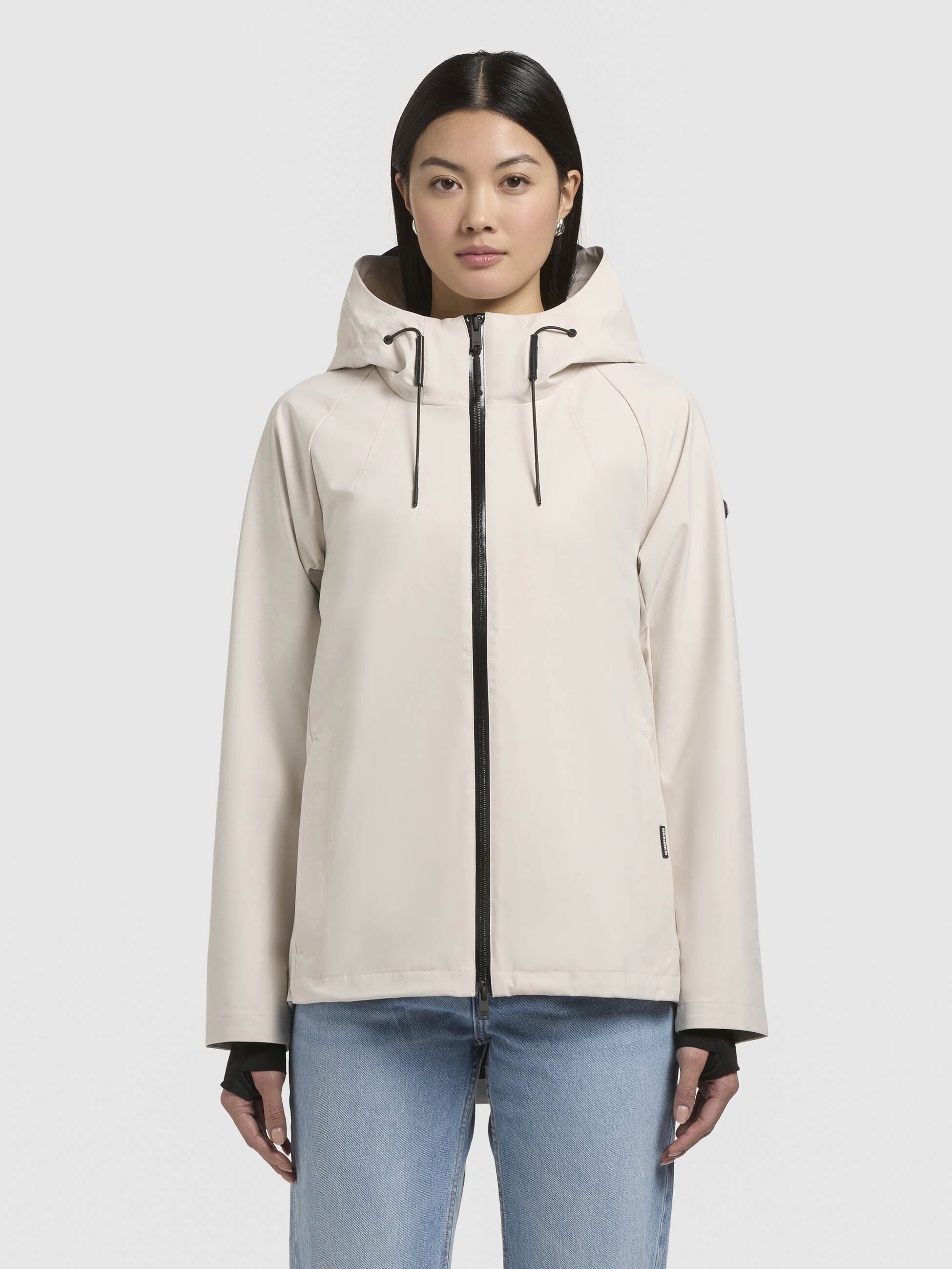 khujo-jacke-woom-naturwei-wasserabweisende-regenjacke-mit-kapuze image 4