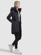 khujo-coat-venga-damen-kurzmantel-dark-blue-baumwollmix image 6