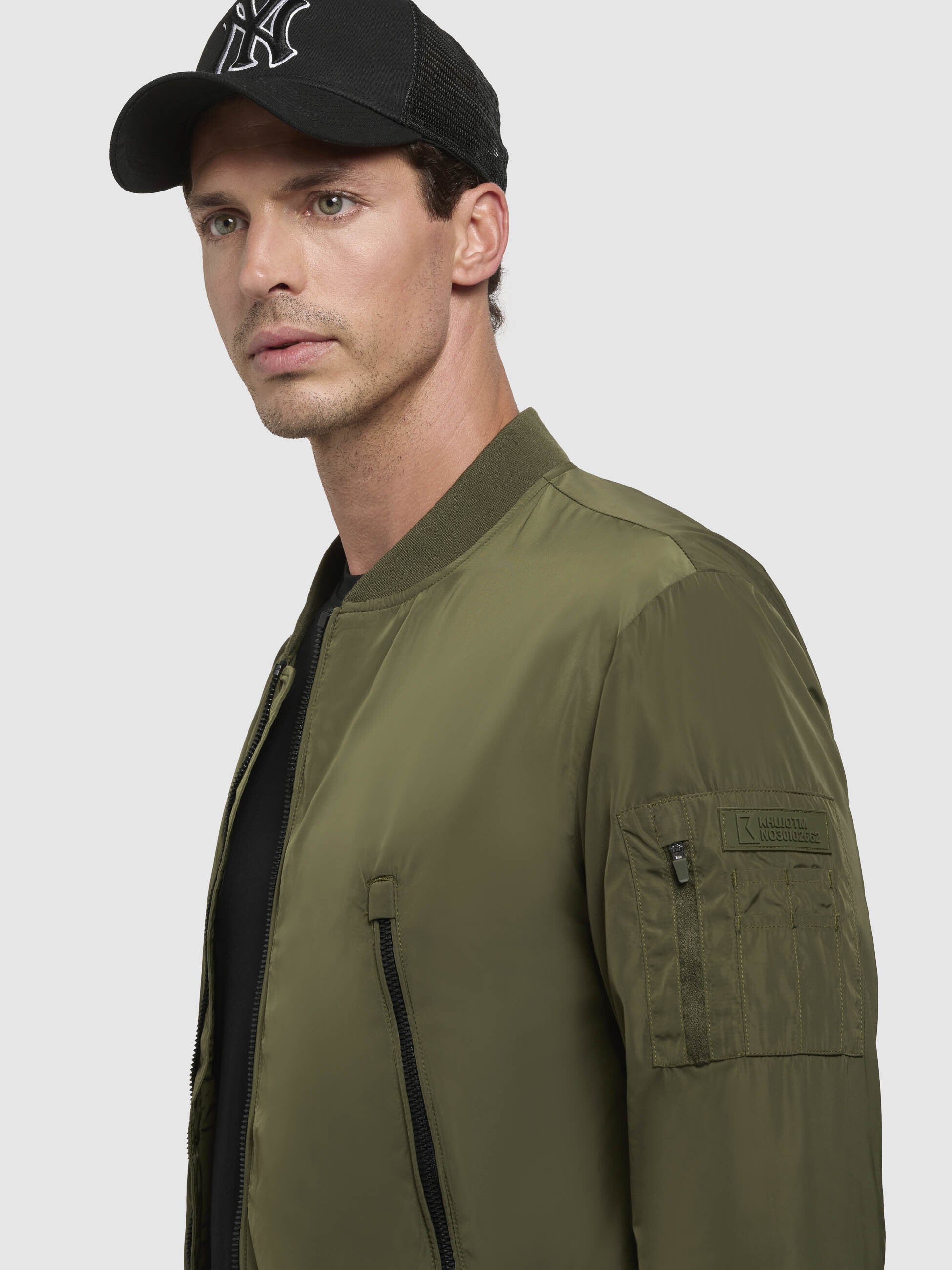 khujo-jacke-listener-olivgr-n-bomberjacke-blouson-h-ftlang image 8