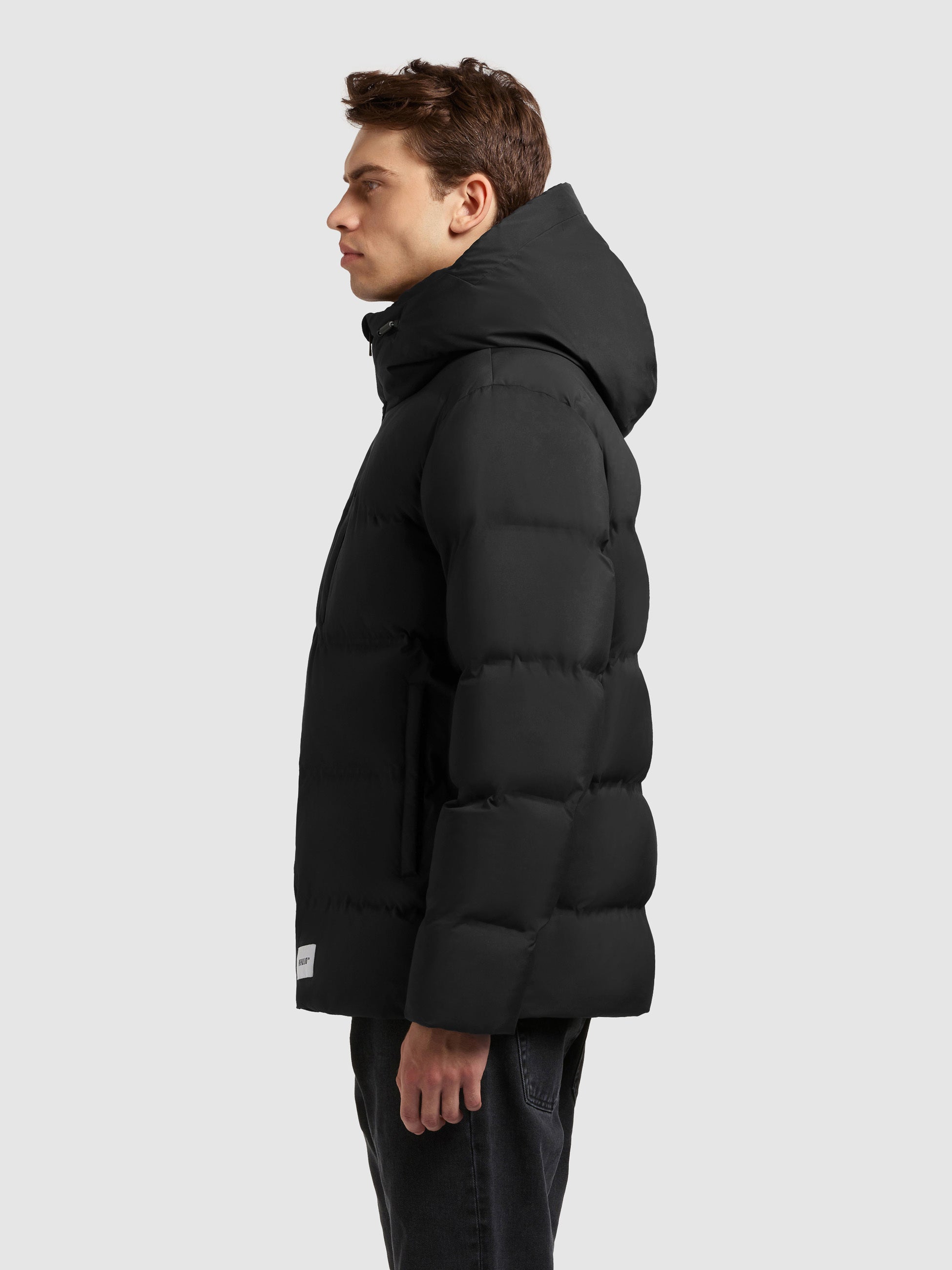 khujo-jacke-silas3-black-warm-wattierte-steppjacke-mit-kapuze image 5