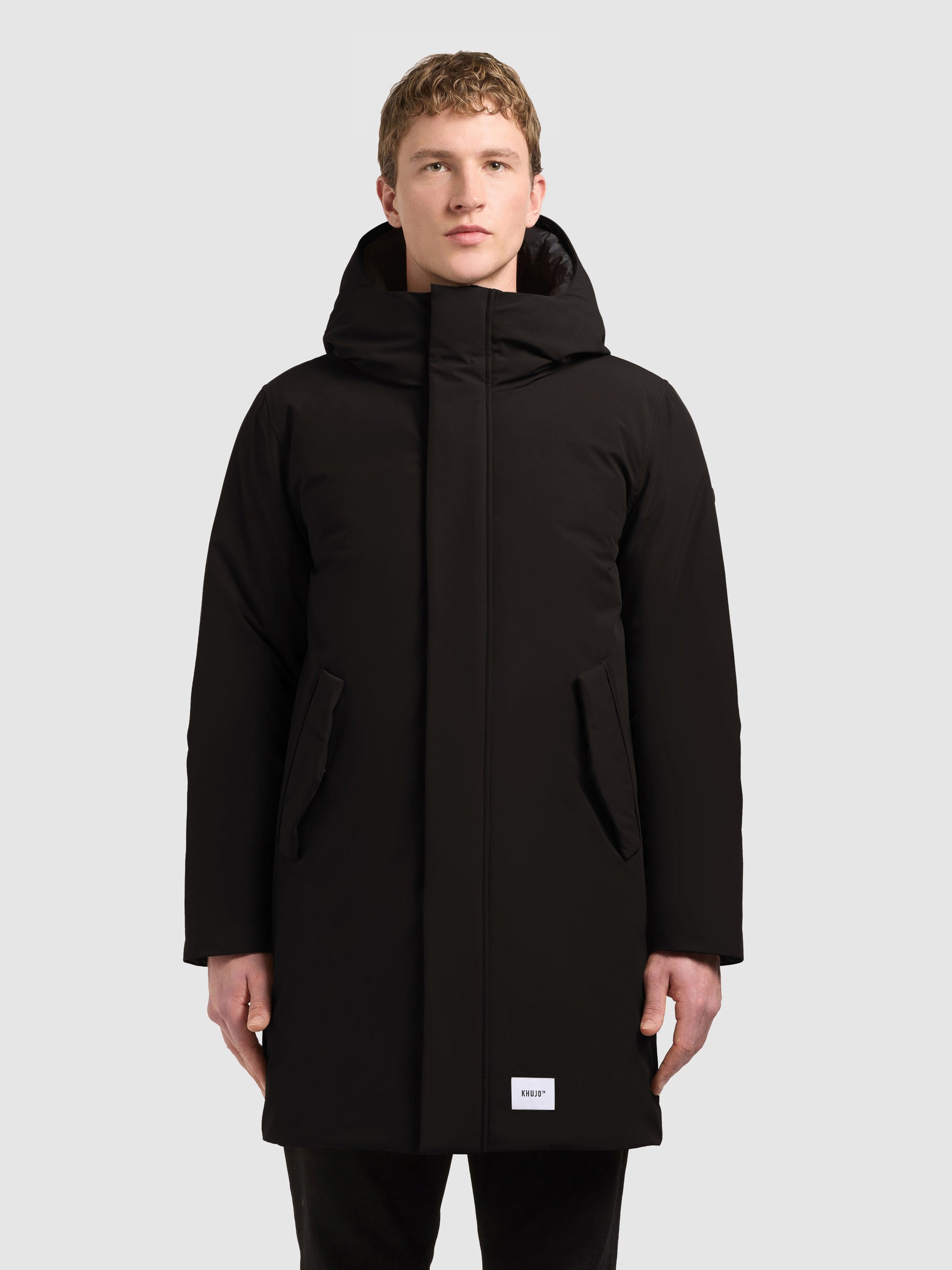 khujo-mantel-fogg2-black-damen-parka-im-regular-fit-mit-kapuze image 4