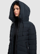 khujo-vare-damen-coat-port-blue-wattierter-kurz-steppmantel image 7