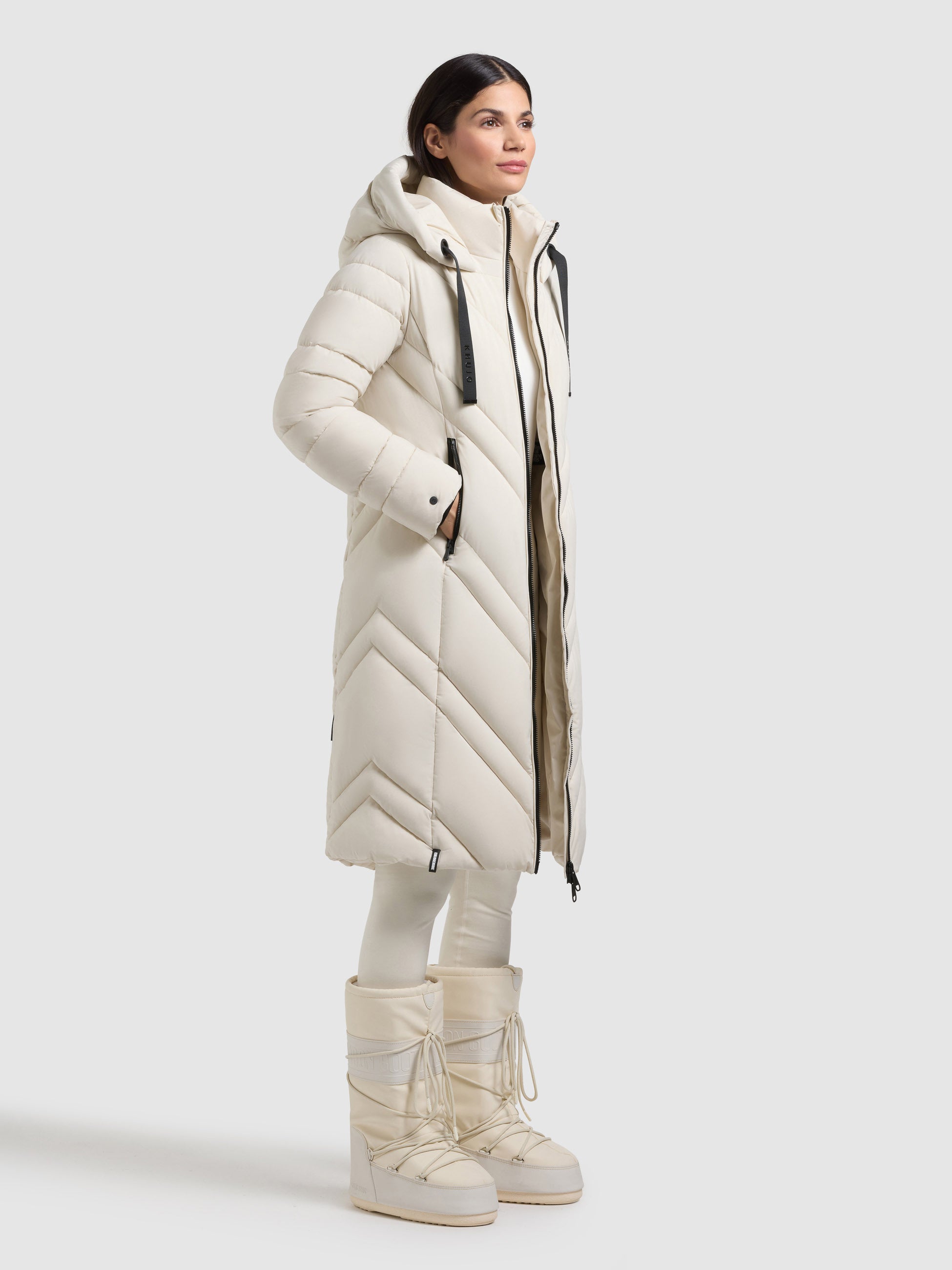 khujo-bibb-damen-steppmantel-cotton-cream-knielang image 6