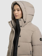 khujo-jacke-devina-matt-graubeige-h-ftlange-steppjacke-damen image 7