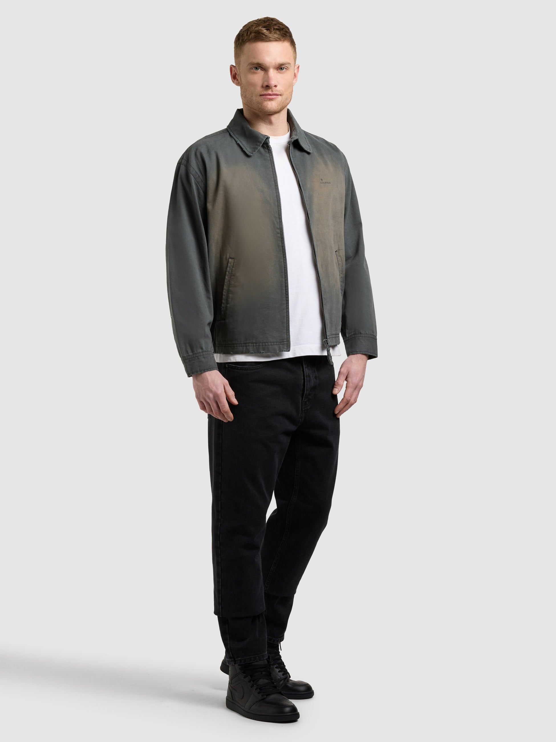 khujo-noam-blousonjacke-herren-used-look-dark-sea-green image 6