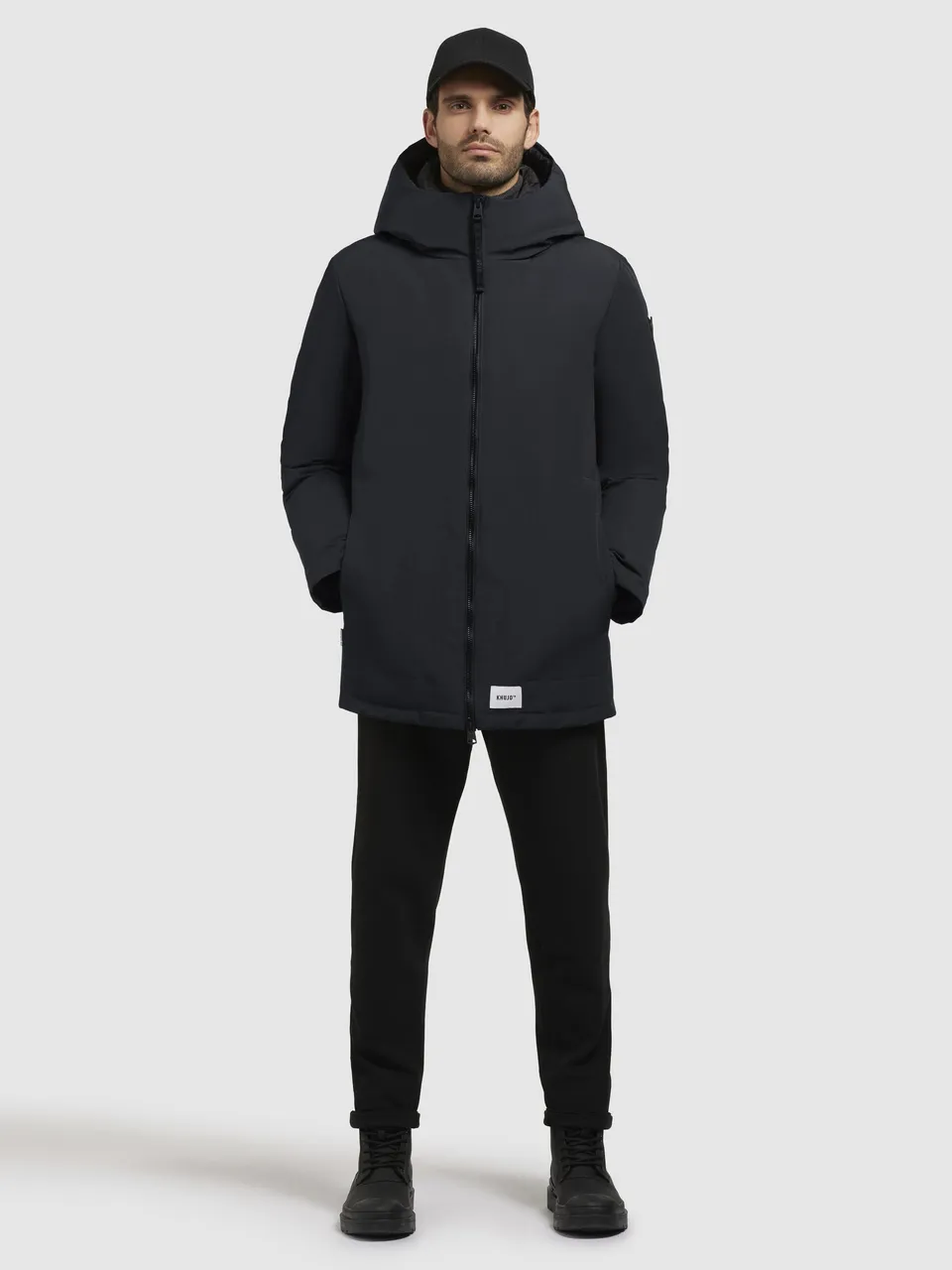 khujo-jacke-adan-damen-parka-dunkelgrau image 1