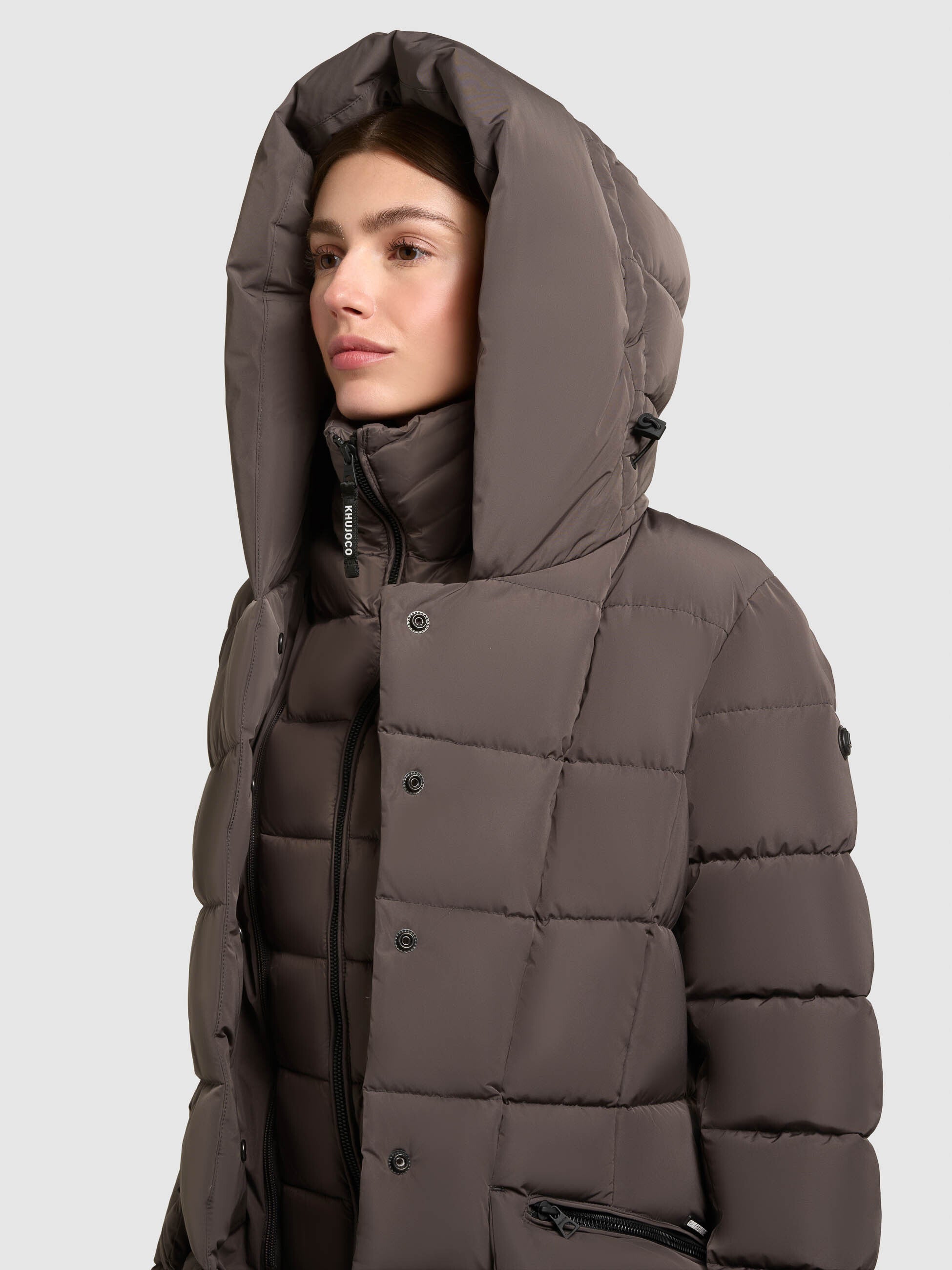 khujo-bric-graphite-grey-damen-steppjacke-mit-herausnehmbarem-einsatz image 7