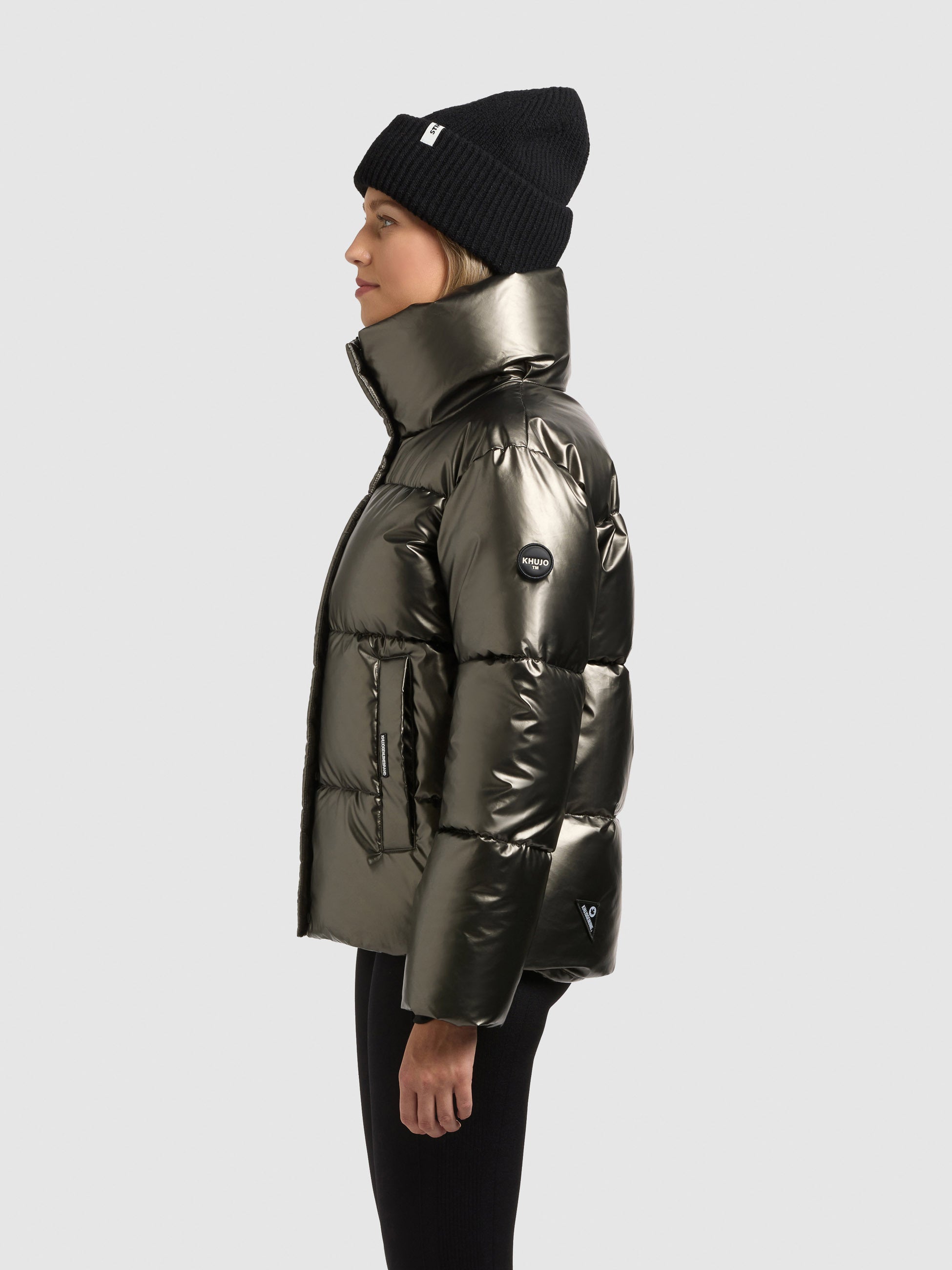 khujo-rinja2-shiny-damen-winterjacke-mud-brown image 5