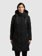 khujo-mantel-taby-black-damen-kurzmantel-stepp image 4