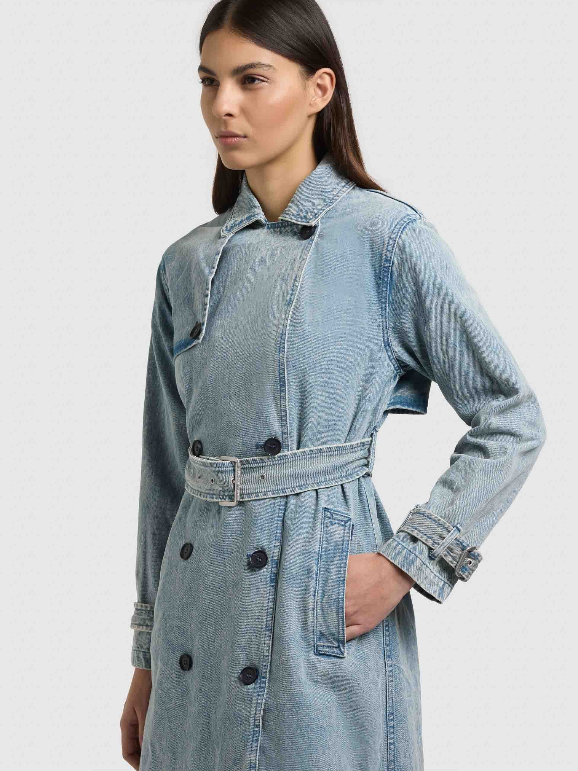 khujo-mantel-hera-light-blue-damen-jeans-trench-aus-baumwoll-denim image 8