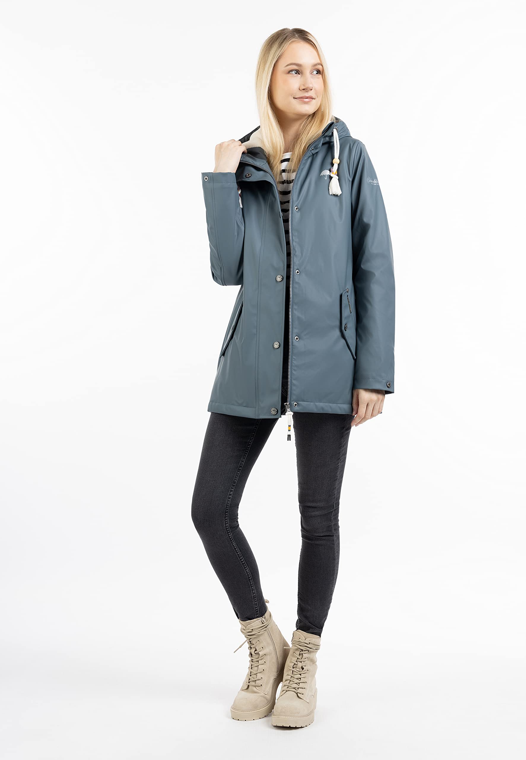 schmuddelwedda-damen-regenjacke-mit-webpelzfutter-3 image 3