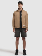 khujo-jacke-kayo-camel-damen-sommerjacke-wasserabweisend image 2