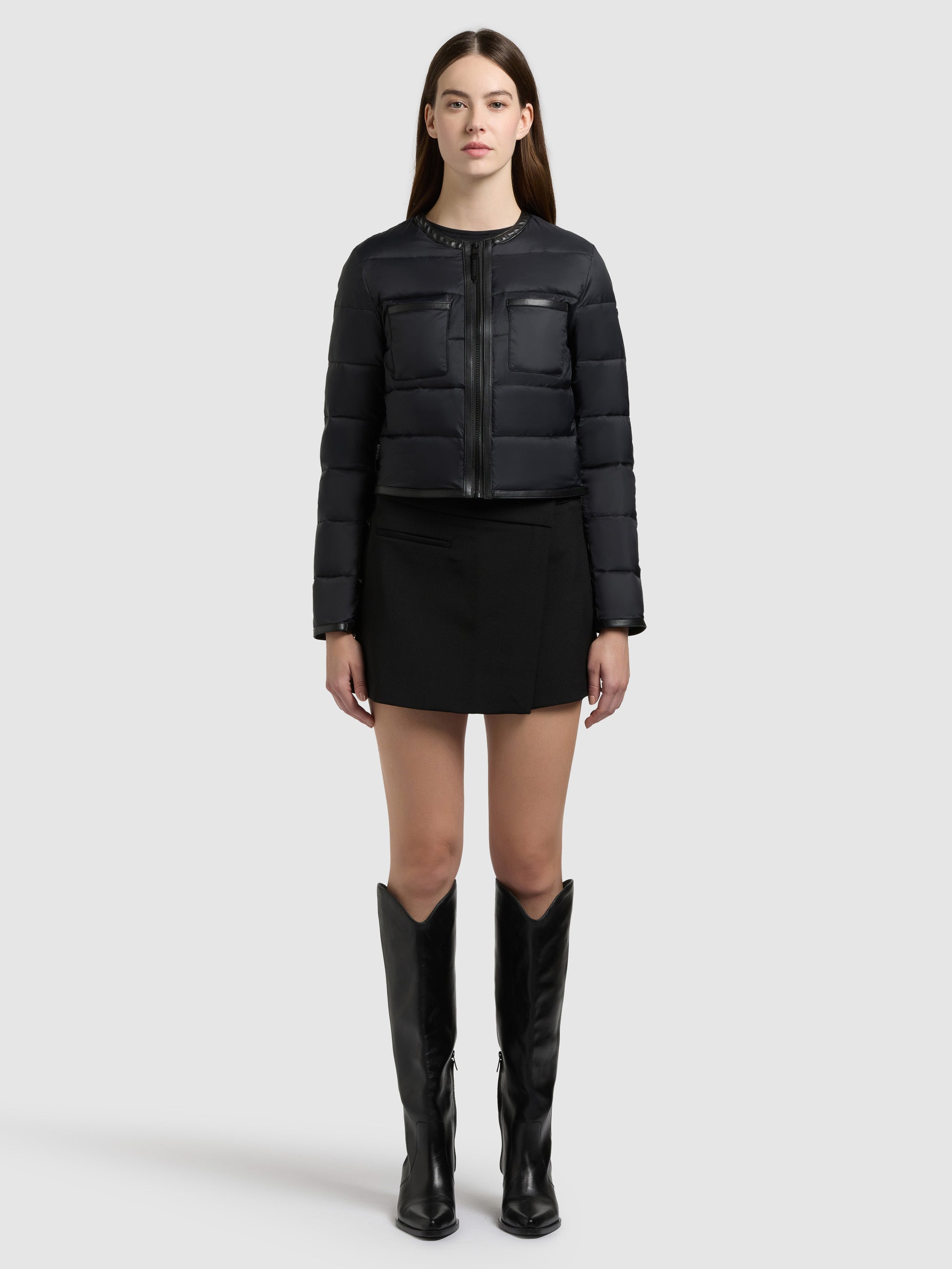 khujo-jacke-wanda-black-slim-fit-steppjacke-damen image 2