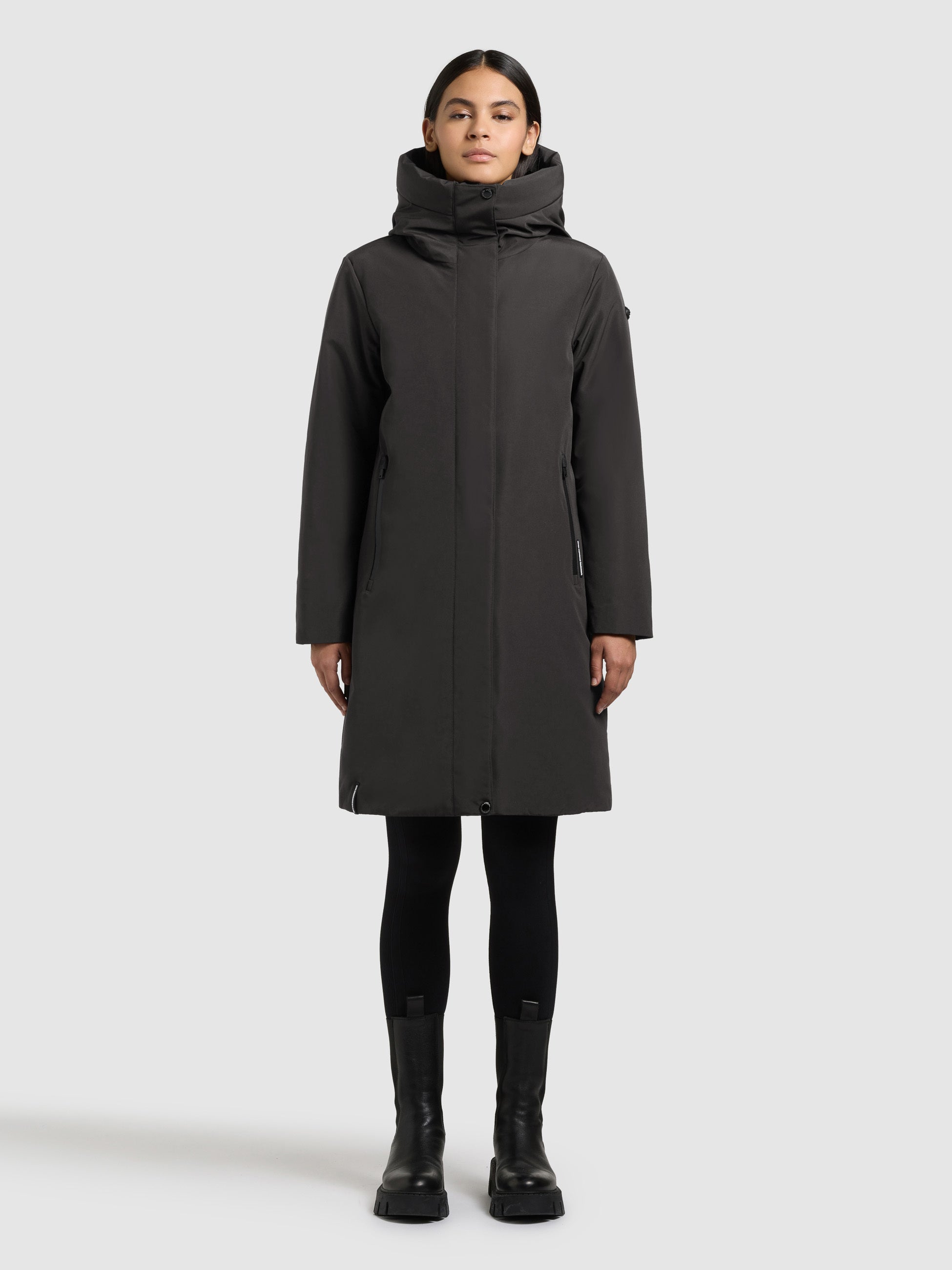 khujo-mantel-nellen2-damen-wintermantel-winter-grey-loose-fit image 4