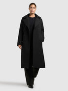 khujo-elena2-damen-winter-trenchcoat-black image 4