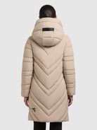 khujo-taby-steppmantel-macaroon-beige-damen-kurzmantel-mit-kapuze image 3