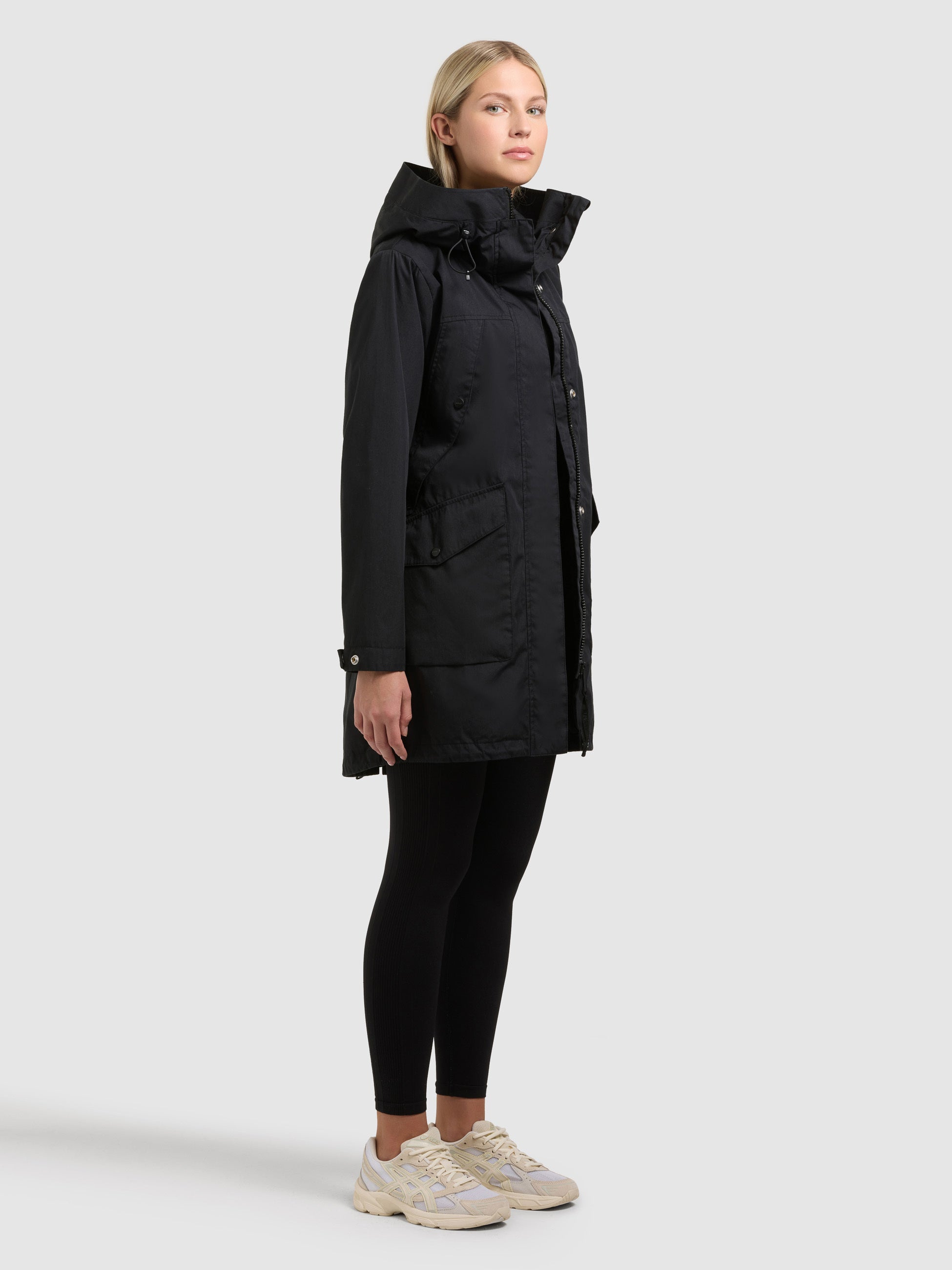 khujo-mantel-agev-black-bergangsparka-aus-baumwoll-mix-regular-fit image 2