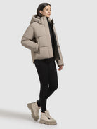 khujo-jacke-devina-matt-graubeige-h-ftlange-steppjacke-damen image 6