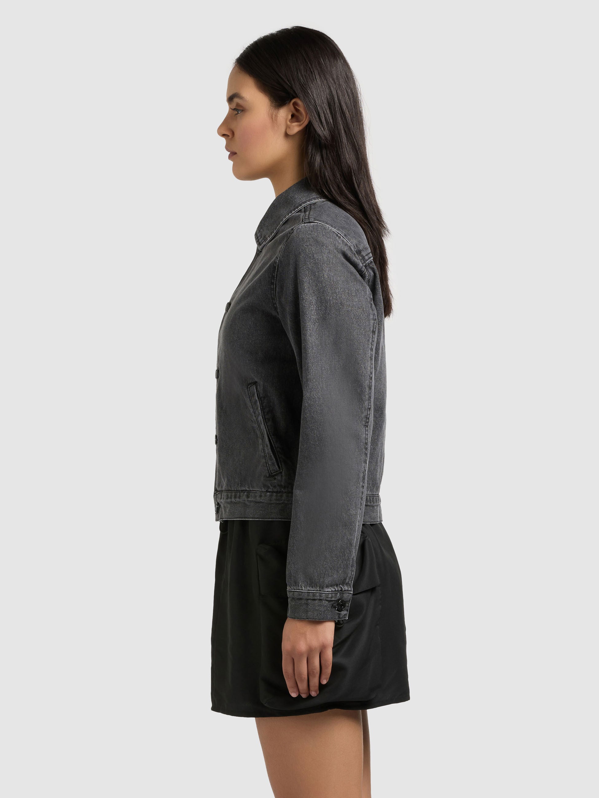 khujo-jacke-renia-jeansjacke-aus-baumwoll-denim-in-dark-grey image 5