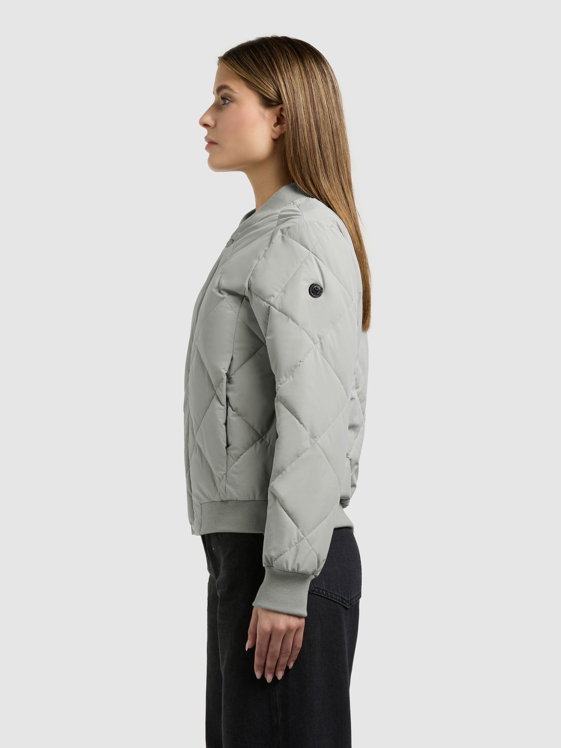 khujo-jacke-ange2-cloud-green-kurze-bomber-steppjacke-f-r-damen image 5