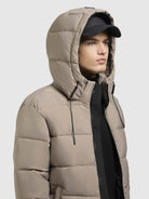 khujo-jacke-loga2-graubeige-damen-steppjacke image 7