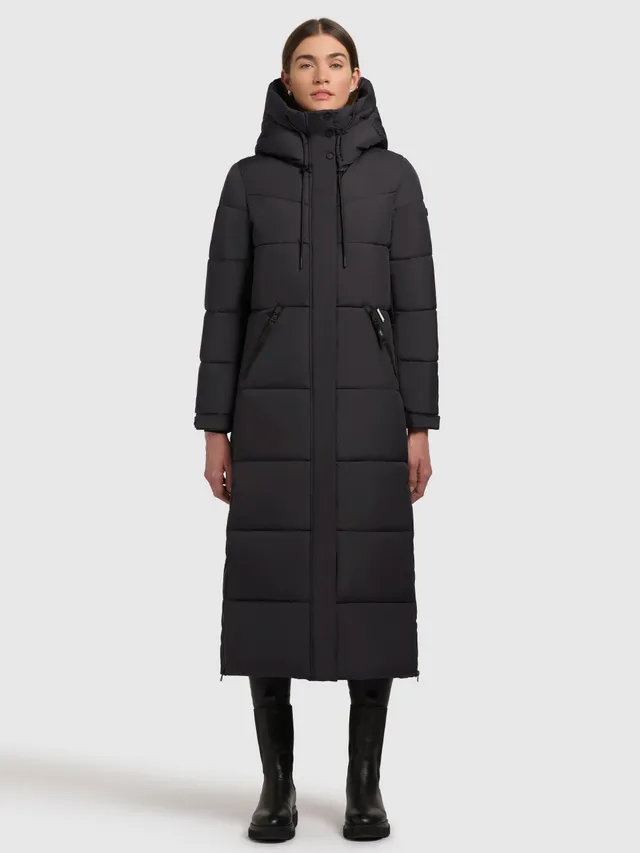 khujo-mashti-dunkelgrau-damen-steppmantel-wadenlang-regular-fit image 1