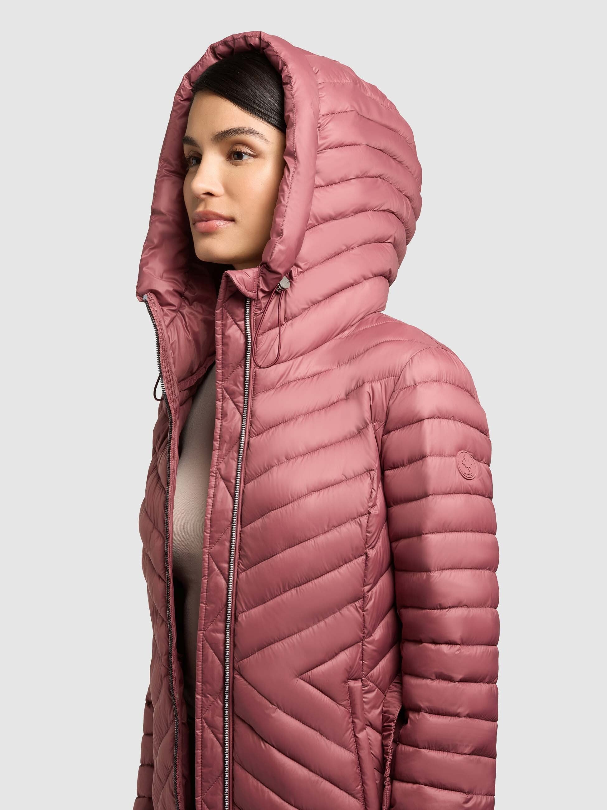 khujo-sola-damen-steppjacke-fuchsia-slim-fit image 7