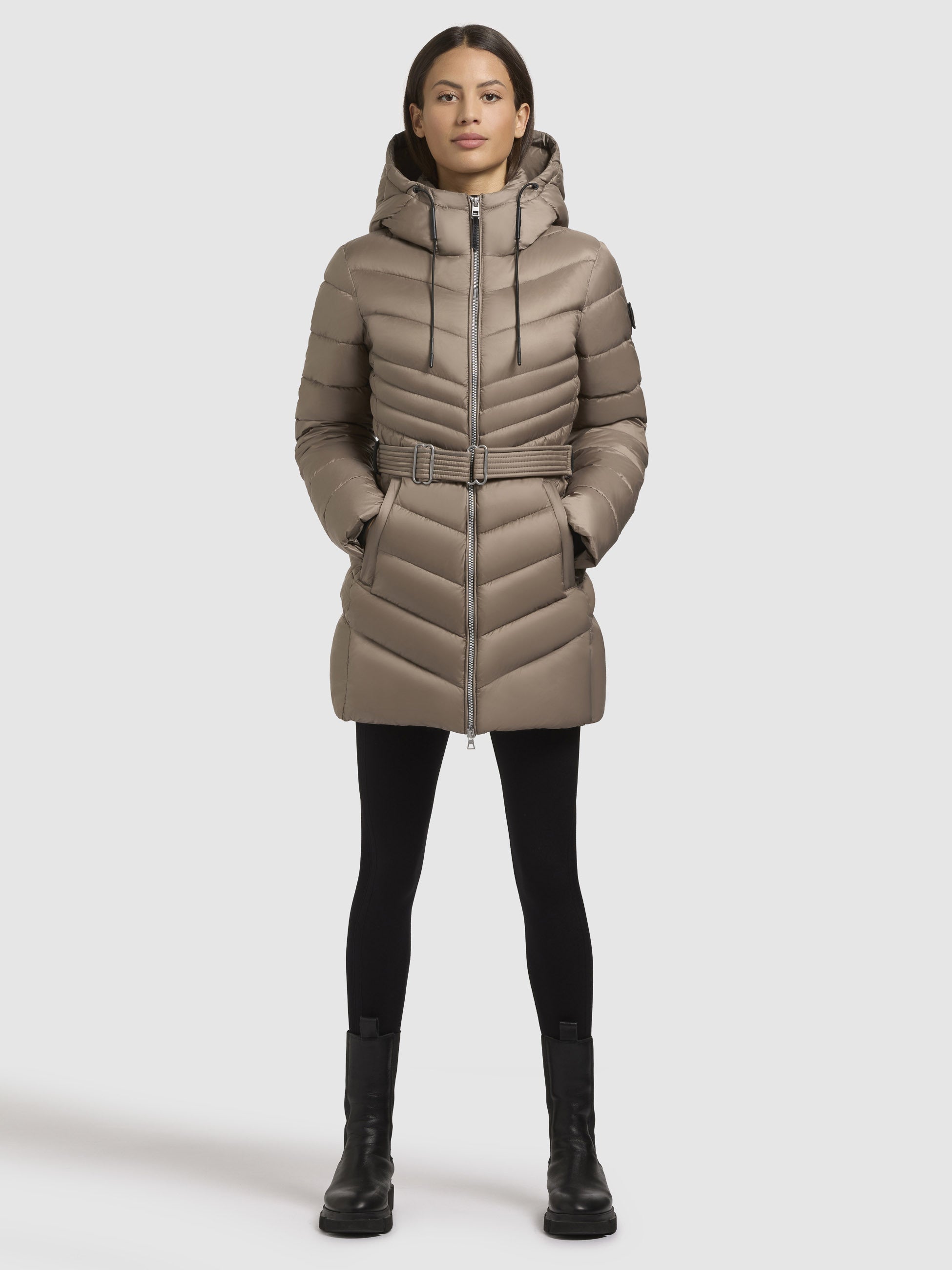 khujo-steppjacke-selma-graubeige-damen-winterjacke image 1