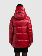 khujo-jacke-cara-nebula-red-gl-nzende-steppjacke-damen-loose-fit image 3
