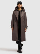 khujo-elena-city-damen-coat-taupe image 6