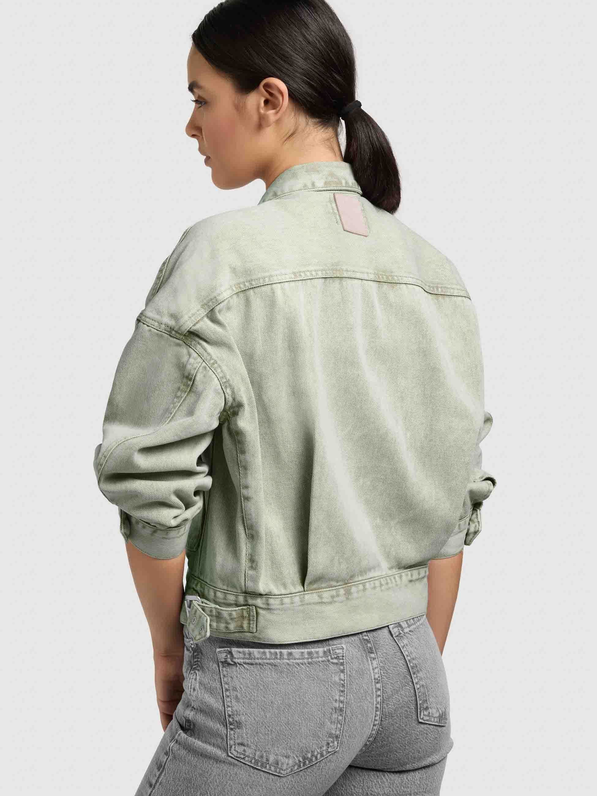 khujo-jacke-nelina-seagreen-damen-jeansjacke-h-ftlang-aus-baumwoll-denim image 7